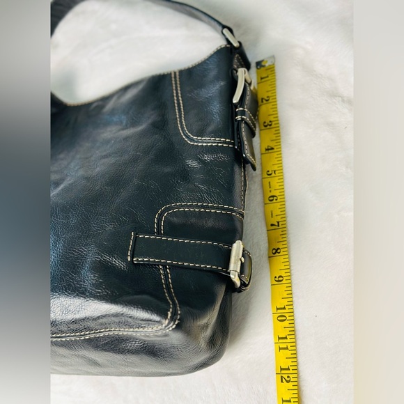 Michael Kors Black Leather Shoulder Bag - Picture 6 of 11